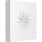 Ekena Millwork Standard Sedgwick Spiral Rosette With Square Edge, 6"W x 6"H x 1"P ROSP060X060X100SDG12 - alternate 1